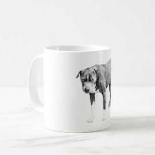 Pit Bull Winter Morning Tasse