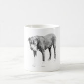 Pit Bull Winter Morning Tasse (Mittel)