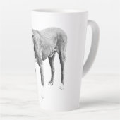 Pit Bull Winter Morning Tasse (Rechte Ecke)