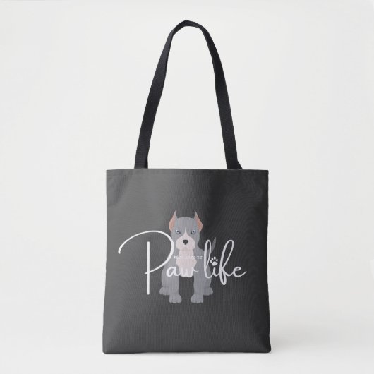 Pit-Bulle Tote-Tasche Tasche (Vorderseite)