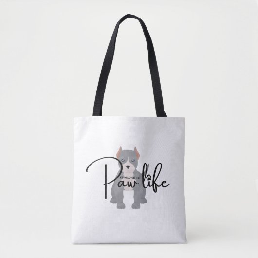Pit-Bulle Tote-Tasche Tasche (Vorderseite)