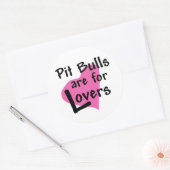 Pit Bulls sind für Lovers Aufkleber (Umschlag)