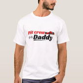 Pit Crew Daddy Car Race Birthday Mommy Matching T-Shirt (Vorderseite)