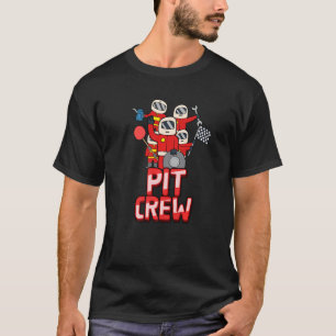 Pit Crew Mitarbeiter Thema Geburtstag Event Party  T-Shirt