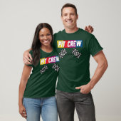 PIT CREW Renn T-Shirt für Partys (Unisex)