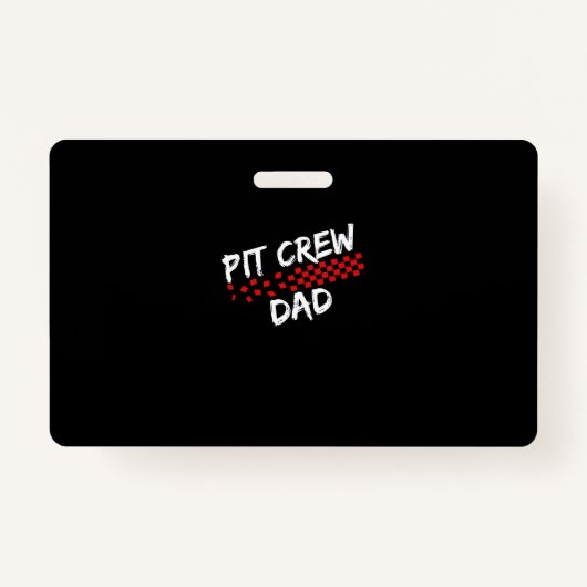 Pit Crew Vater T - Shirt Hosting Rennwagen Geburts Ausweis (Vorderseite)