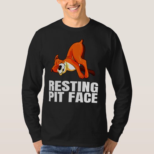 Pit Face American Pit Bull T-Shirt (Vorderseite)