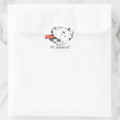 Pit Happens Funny Pit Bull Round Stickers (Tasche)
