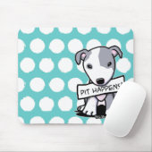 Pit Happens Pit Bull Dog Mousepad (Mit Mouse)