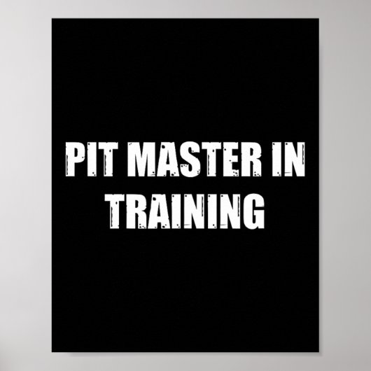 Pit Master in Ausbildung Master die Kunst der Gril Poster (Vorne)