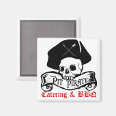 Pit Pirate Magnet (Vorderseite/Rückseite)