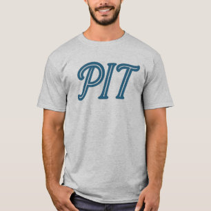 PIT Pittsburgh PA Airport Code - Steel City Travel T-Shirt