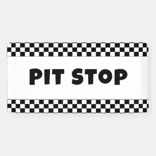 Pit-Stop-Party-Willkommensbanner Renn-Geburtstag Banner