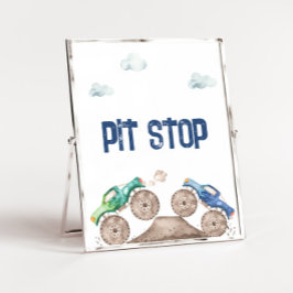 Pit Stopp Monster Truck Poster