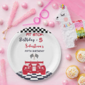 Pit Stopp Race Kindergeburtstag Pappteller (Party)