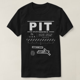 PIT T - Shirt Pittsburgh International Airport