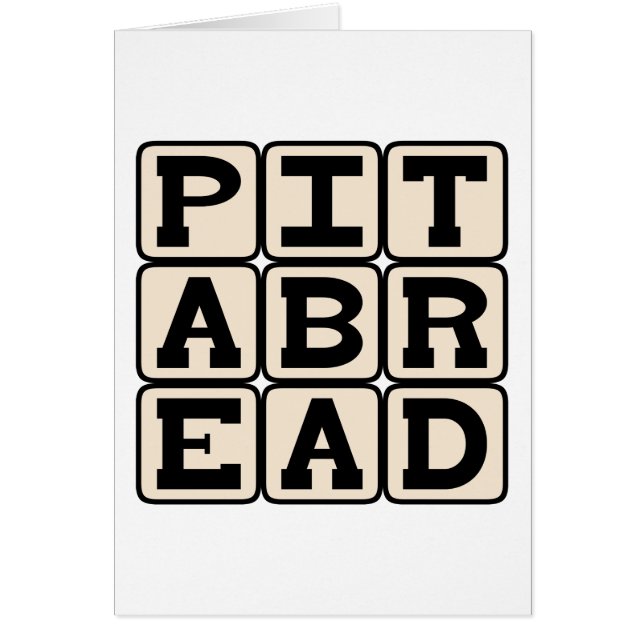 Pita Brot, Leavenbrot (Vorne)