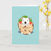 Pita Bull Geburtstagskarte Karte (Gelbe Blume)