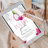 Pitaya Elegant Baby Sprinkle Einladung