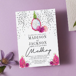 Pitaya Elegant Wedding Einladung