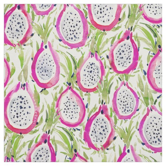 PITAYA FIYA Dragon Fruit Fabric Stoff (Muster)