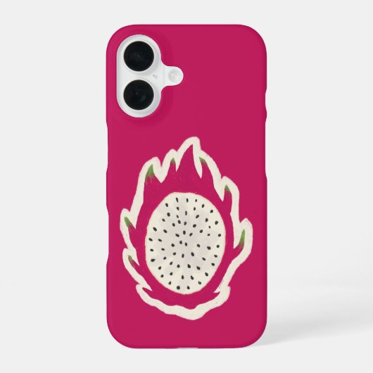 Pitaya iPhone 16 Hülle (Rückseite)