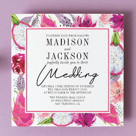 Pitaya Summer Wedding Einladung