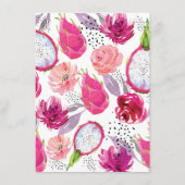 Pitaya Wedding Details Enclosure Card Begleitkarte (Rückseite)