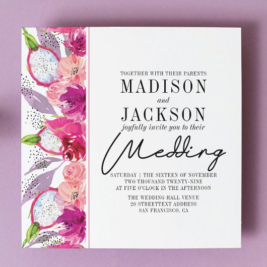 Pitaya Wedding Einladung