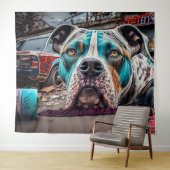 PitBlue Wandteppich (Beispiel (Horizontal))