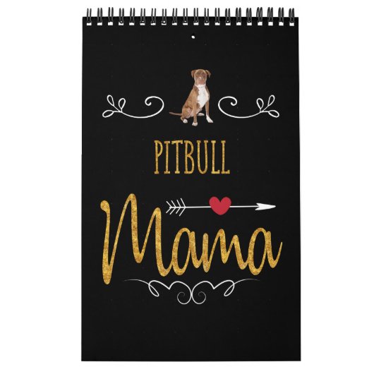 Pitbuler Liebe Mama Kalender (Titelbild)