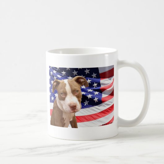 Pitbuler Welpe Kaffeetasse (Rechts)