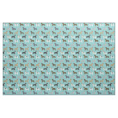 Pitbulhunde hellblau stoff (Fat Quarter (45,7 x 55,9 cm))