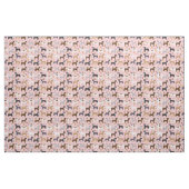 Pitbulhunde Kaffeeliebhaber Rosa Stoff (Fat Quarter (45,7 x 55,9 cm))