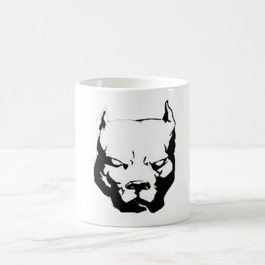 Pitbuli-Hund Kaffeetasse (Mittel)