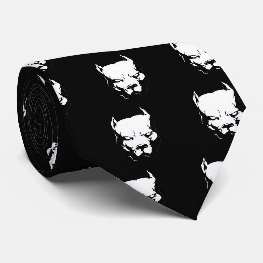 Pitbuli-Hund Krawatte (Gerollt)