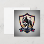 Pitbuli in der Uni: Logo Einladung (Vorne/Hinten)