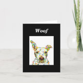 Pitbuli-Karte Dankeskarte (Vorderseite)