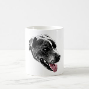 Pitbuli Mix Portrait Tasse
