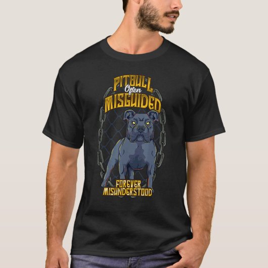 Pitbuli oft für immer falsch verstanden Cool T-Shirt (Vorderseite)