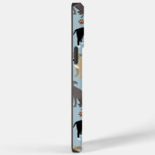 Pitbuli Paws and Bones Case-Mate iPhone Hülle (Rückseite / Rechts)