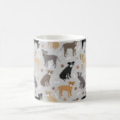 Pitbuli Paws and Bones Kaffeetasse (Mittel)