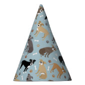 Pitbuli Paws and Bones Partyhütchen (Rechts)