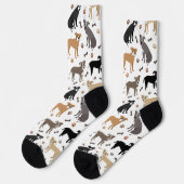 Pitbuli Paws and Bones Socken (Linkes Detail)