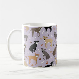 Pitbuli Pfoten und Knochen Tasse