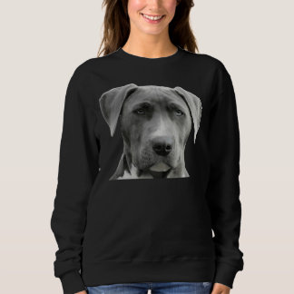 Pitbuli-Portrait Sweatshirt