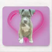 Pitbuli Welpenmousepad Mousepad (Vorne)