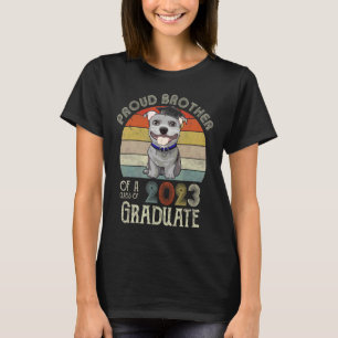 Pitbull-Abschluss stolz Bruder einer Klasse von 20 T-Shirt