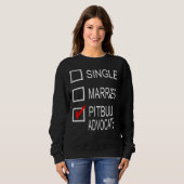 Pitbull Advocate Print Sweatshirt (Vorne ganz)