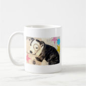 Pitbull/amstaff Welpe Kaffeetasse (Links)
